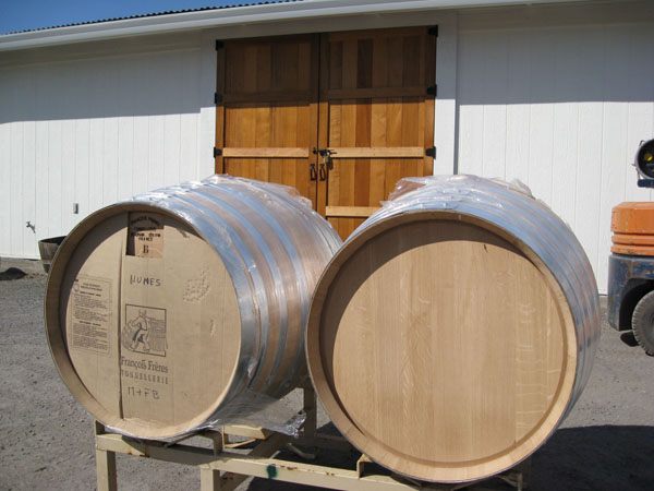 New barrels - St. Rose Winery